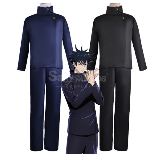【In Stock】Anime Jujutsu Kaisen Cosplay Fushiguro Megumi Costume - Blue / XXXL