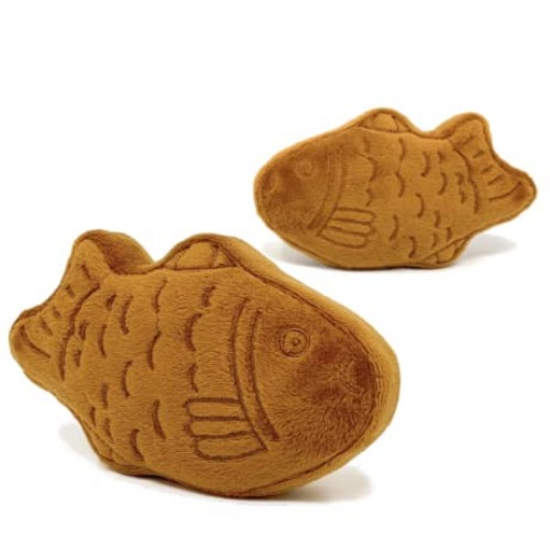 munchiecat Japanese Catmint Plush Toy Filled with Organic Catnip, Wagashi Style Treat for Cats and Kittens, 2pc - Taiyaki