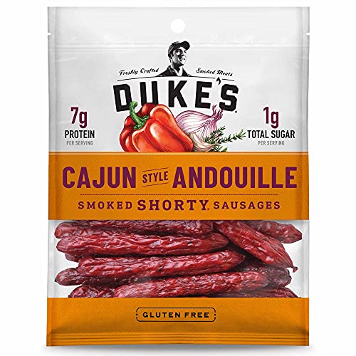 Duke's Cajun Andouille Pork Sausages, 5 oz - Cajun Andouille