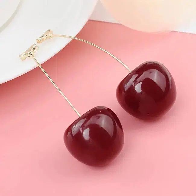 Dark Cherry Earrings