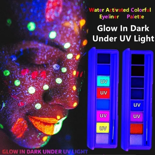 UV Glow Colorful Eyeliner Palette