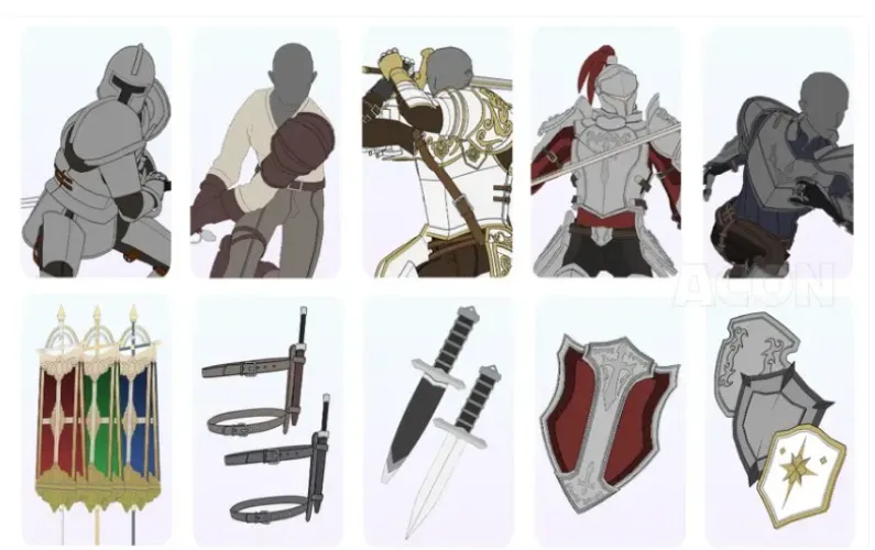 Feel free to pose! Lofan Klute armor and weapons