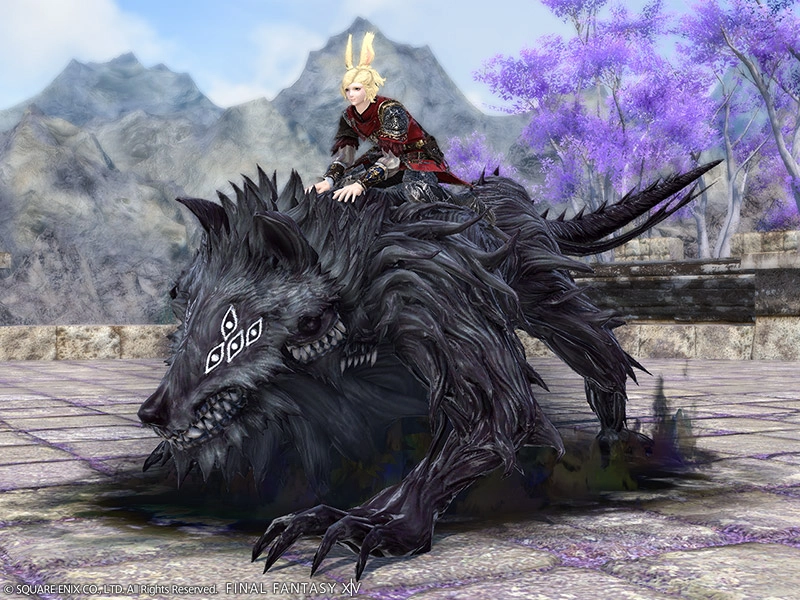 Mount: Shadow Wolf (Account-wide) | FINAL FANTASY XIV Online Store