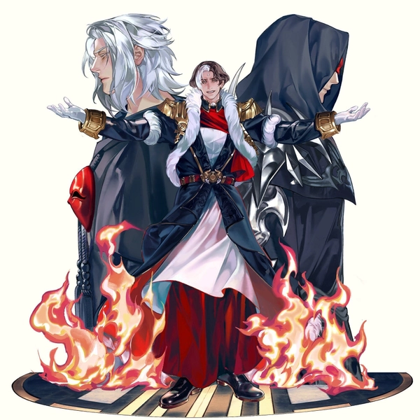FFXIV Emet-Selch Acrylic Standee - large multi layered display piece