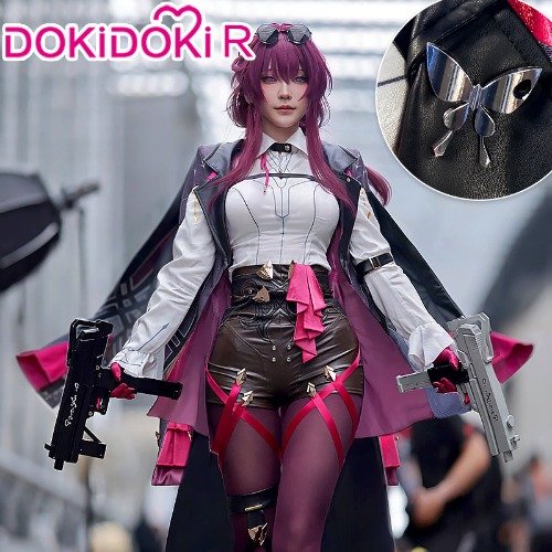 【Size S-3XL】DokiDoki-R Game Honkai: Star Rail Cosplay Kafka Costume / Props Guns | Costume Only-3XL-PRESALE