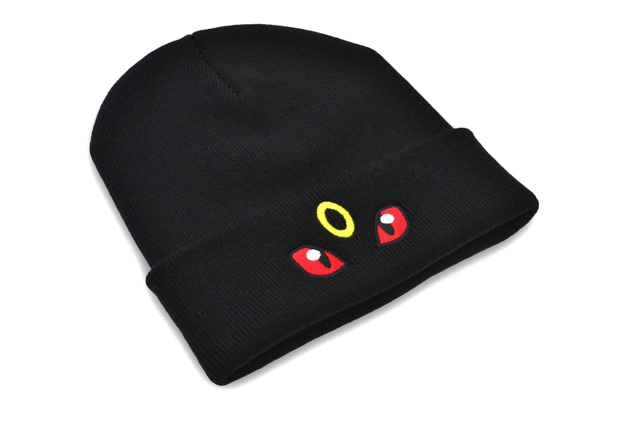 Embroidered Umbreon Beanie | Pokémon Inspired | Hat | Kawaii | Adult Gift