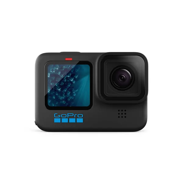 GoPro HERO11 Black - Waterproof Action Camera with 5.3K60 Ultra HD Video, 27MP Photos, 1/1.9" Image Sensor, Live Streaming, Webcam, Stabilization - H11