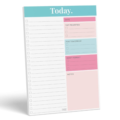 Sweetzer & Orange Daily Planner 2023, Undated Planner To Do List Notepad. 7x10” Day Planner Note Pad. Checklist Productivity Organizer, Work Planner, Academic Planner, Daily To Do List Planner - 