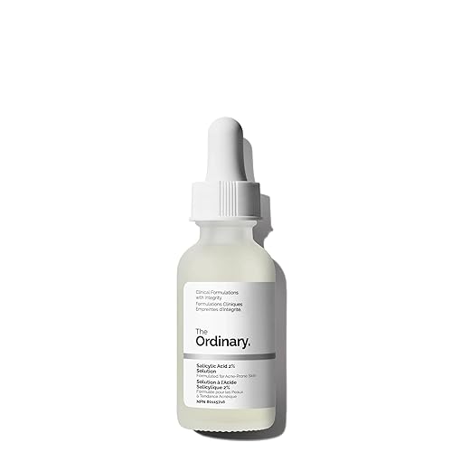 The Ordinary Salicylic Acid 2% Solution, Acne-Fighting Serum for Blemish-Prone Skin - 1 Fl Oz (Pack of 1)