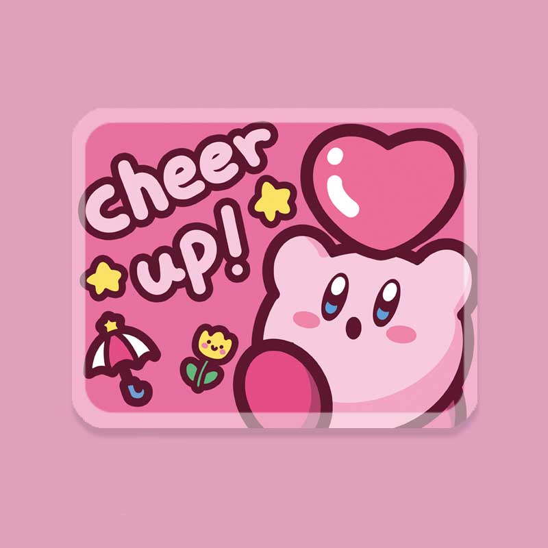 Kirby Mouse Pads - Cute & Durable - Pink