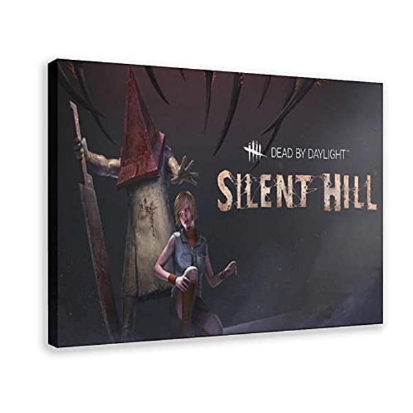 Game Silent Hill 2 Canvas Poster Bedroom Decor Sports Landscape Office Room Decor Gift Frame:12×18inch(30×45cm)