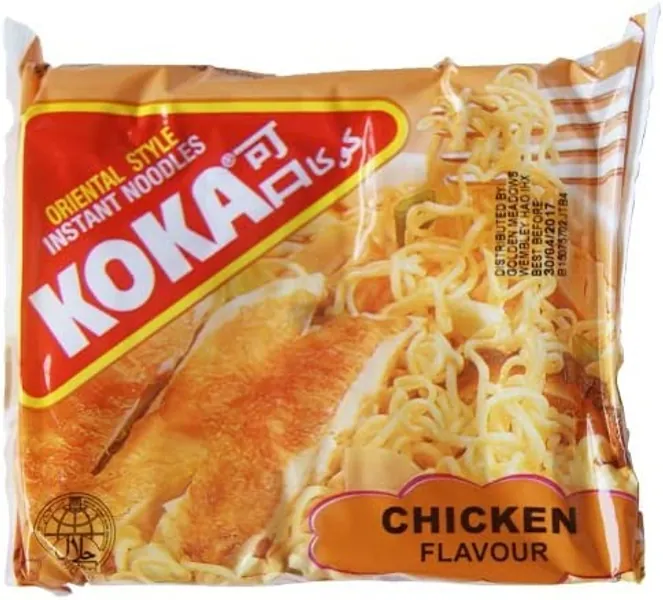 Koka Oriental Style Instant Noodles - Chicken Flavour - 30 Packets