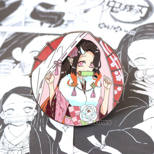 [LE] 3" Yokai AU Momo no Sei Bamboo Demon Enamel Pin - Standard