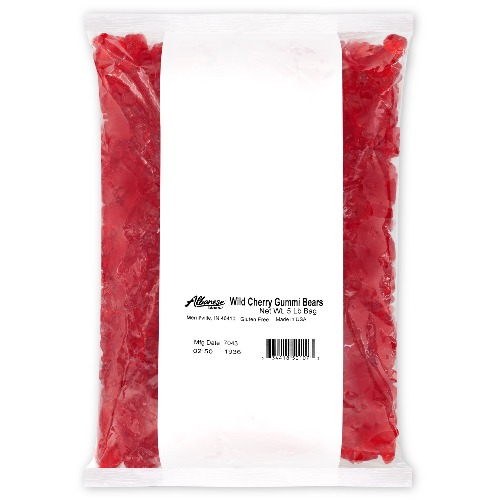 Albanese World's Best Wild Cherry Gummi Bears, 5lbs of Candy