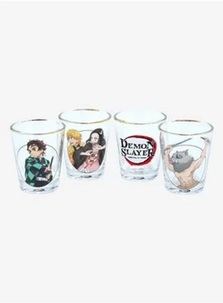 Demon Slayer: Kimetsu no Yaiba Character Portraits Mini Glass Set