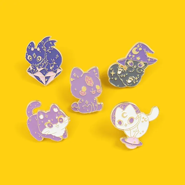 Magic cat magic power Enamel Pin 