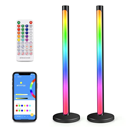 Smart LED Lightbar, RGB TV Ambient Lampe Backlight Hintergrundbeleuchtung mit App und Fernbedienung, Dimmbare mit Multi-Modi & Timer, Music Sync Play Lichtbar für Gaming, PC, TV