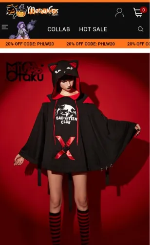 Emily the Strange Cosplay Cloak! 