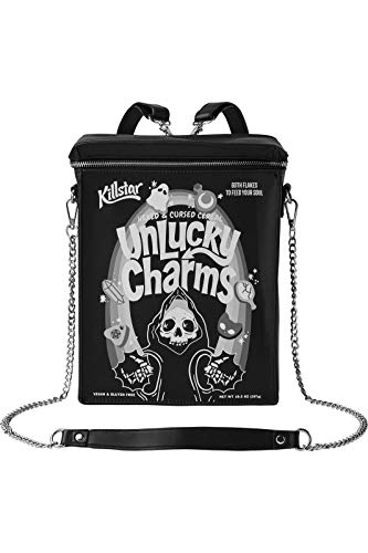 Killstar Unlucky Charms Cereal Grim Reaper Punk Gothic Backpack Purse KSRA001618