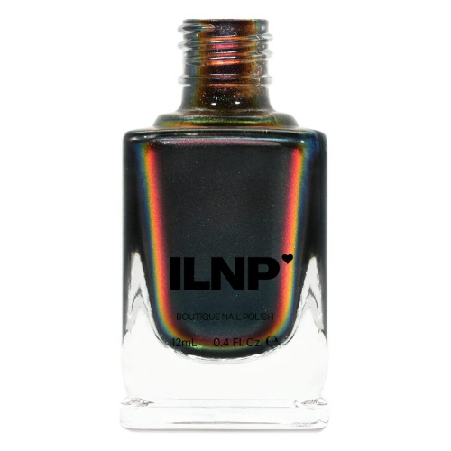 ILNP Eclipse - Black to Red Ultra Chrome Nail Polish - Eclipse 0.4 Fl Oz (Pack of 1)