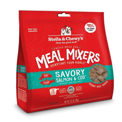 Stella & Chewys Freeze-Dried Savory Salmon & Cod (Pack of 3) - 