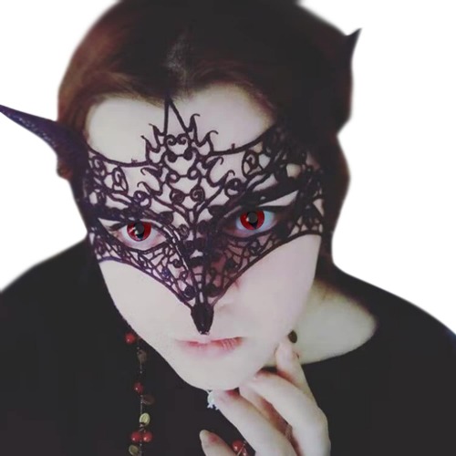 Halloween Makeup Accessories - Blood Red Cats Gaze - Women Cosplay Colored Acc - Red