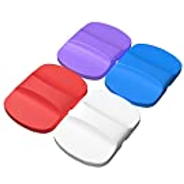 Replacement magnetic slide for YETI lids for 10oz, 16oz, 20oz, 26oz, 30oz yeti cups, set of 4 (Purple Blue Red White)