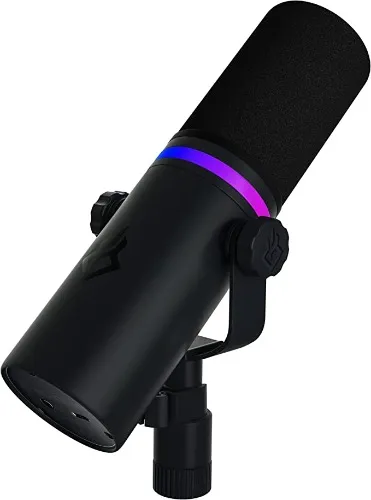Amazon.com: BEACN Mic (Dark) - USB Microphone for Game Streaming, podcasting, and Content Creation with RGB Lighting, Built-in Equalizer, Compression, Noise Gate, and Real-Time Denoising : Musical Instruments