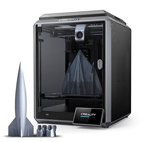 Official Creality K1, FDM 3D Printers 600mm/s Max Speed 20000mm/s² Acceleration Hands-Free Auto Leveling Upgraded Klipper Firmware Core XY 300℃ High-Temperature Printing