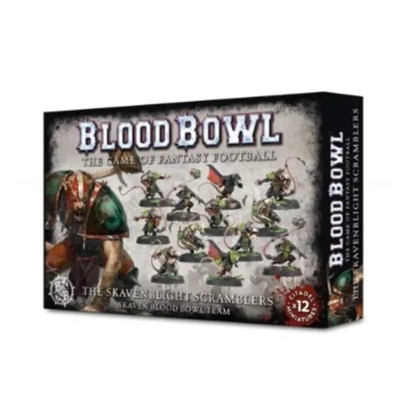 GAMES WORKSHOP 99120906001" Blood Bowl: The Skavenblight Scramblers Game