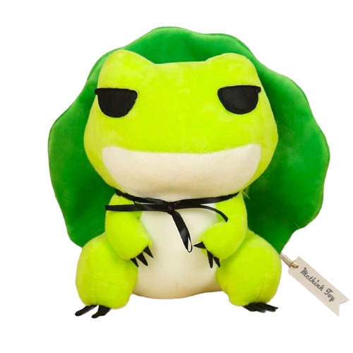 Frog Plush Toy Soft Frog Stuffed Animal Frog, Green 8 inch - 