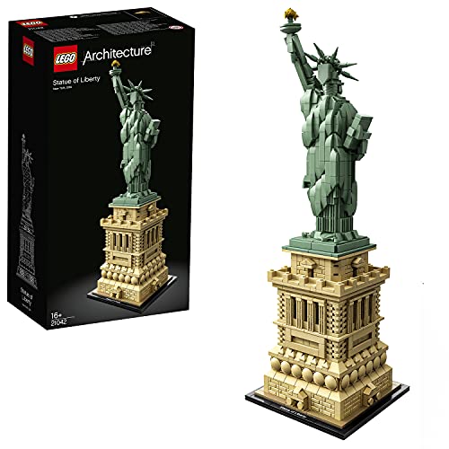 LEGO 21042 Architecture Statue of Liberty Model Building Set, Collectable New York Souvenir, Gift Idea for Her or Him, Home Décor, Creative Activity