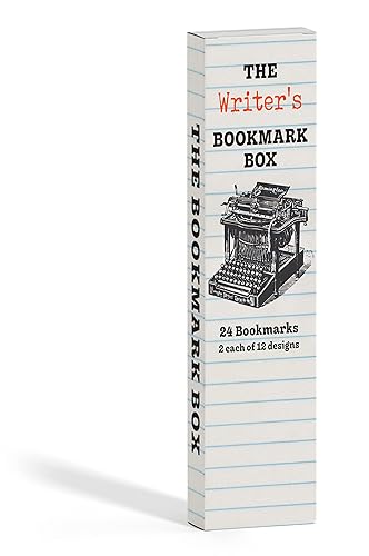 Writer's Bookmark Box: 24 bookmarks - 2 each of 12 designs