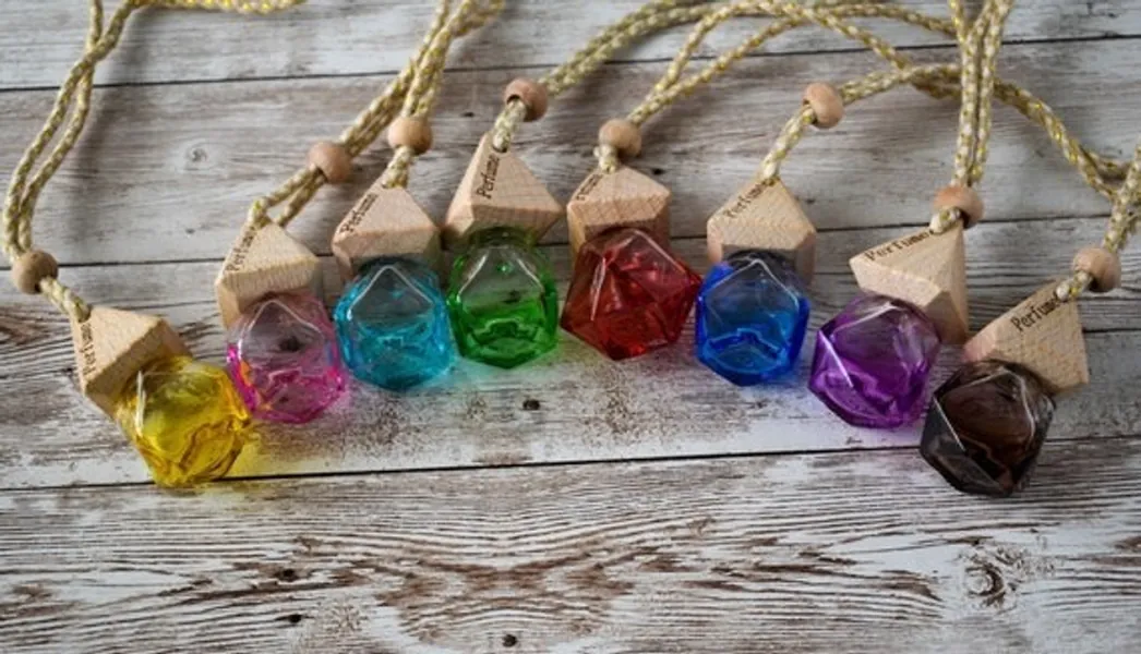 Hanging Car Diffuser  Gem Shaped  Mini Diffuser  Essential | Etsy