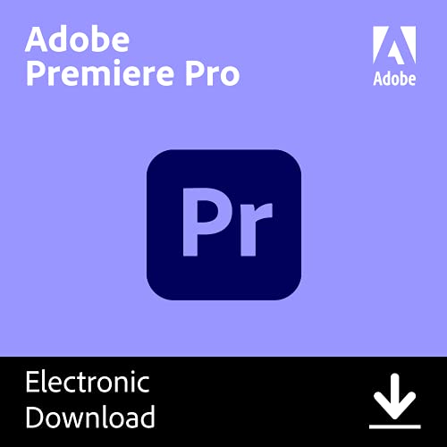 Adobe Premiere Pro | Video Editing and Production Software | 12-Month Subscription with Auto-Renewal, PC/Mac - Subscription (PC/Mac)