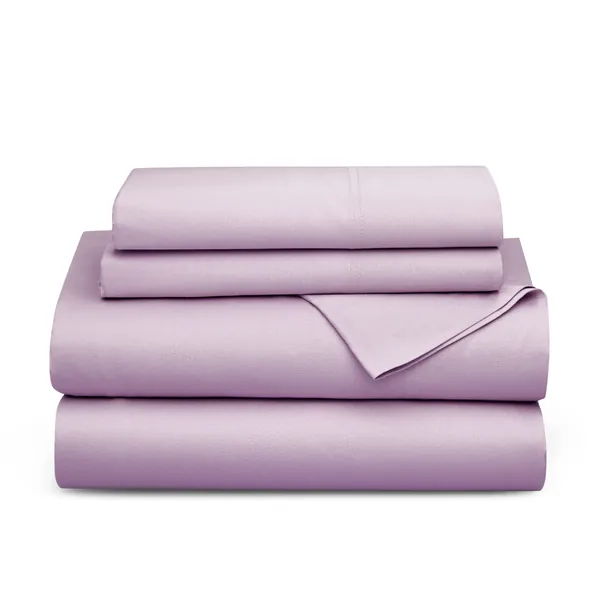 Bedsure 100% Viscose from Bamboo Sheets Set 4PCs Full Lavender - Cooling Breathable Bed Sheets for Full Size Bed with Deep Pocket