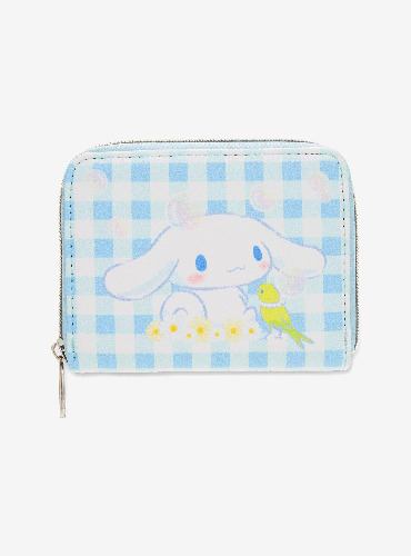 Loungefly Cinnamoroll Daisy Gingham Mini Zip Wallet
