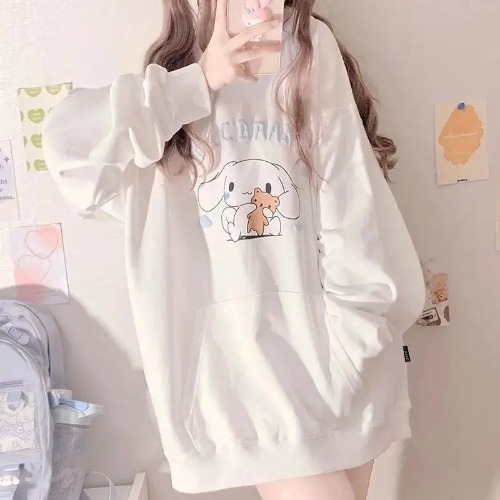 Oversized Cozy Cinna Hoodie for Cute Fashion Lovers - M