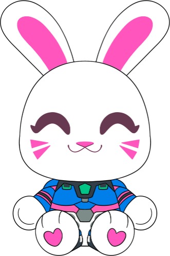D.VA Bunny Plush (9in) 