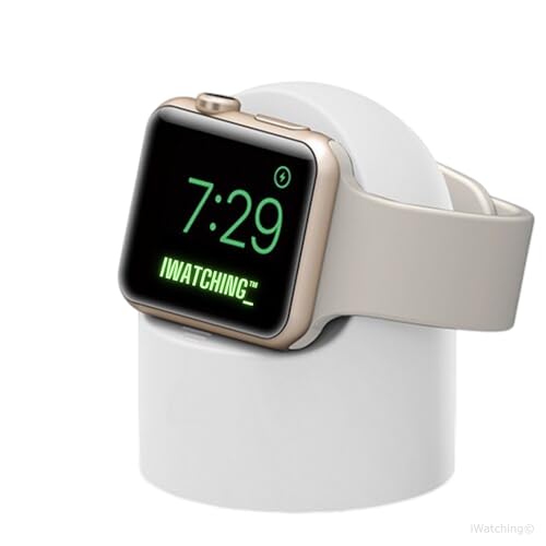 apple watch charger stand | white