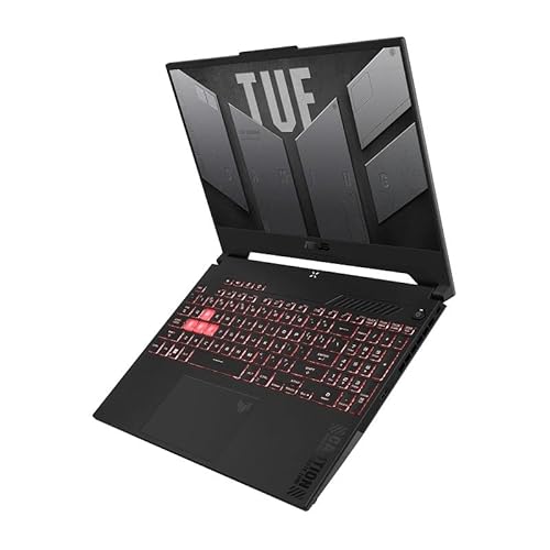 ASUS TUF Gaming A15 Gaming Laptop, 15.6” FHD 144Hz, 100% sRGB Display, GeForce RTX 4050, AMD Ryzen 7 7435HS, 16GB DDR5, 512GB PCIe SSD, Wi-Fi 6, Windows 11, FA507NUR-AS73 - 2024 Model