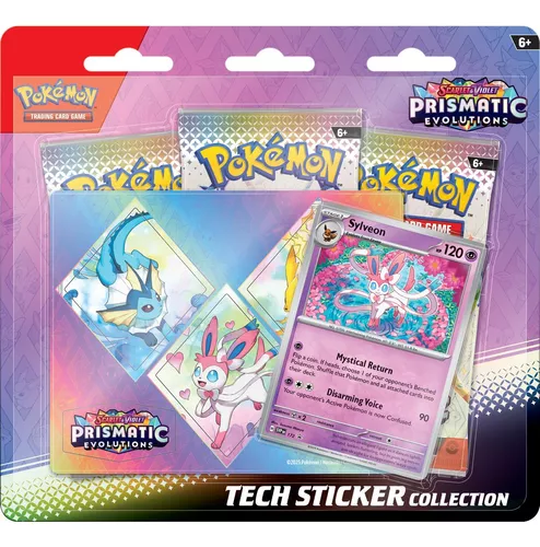 Pokémon Prismatic Evolution-tech Sticker Collection + Regalo