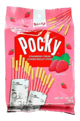 Pocky Family Pack Fresa, 108g, Glico