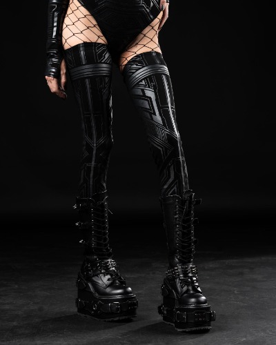 ZYPHR 2 THIGH-HIGHS ( Black ) | Large