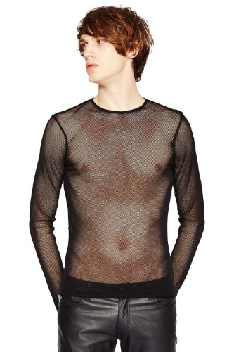 Fishnet Shirt [Black] | M