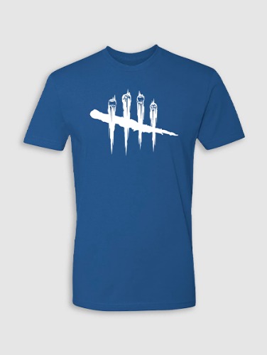 Dead by Daylight Slashes Crew Tee (Royal Blue) | M