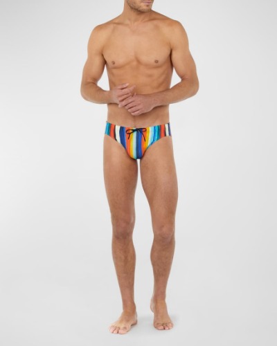 Men's Multicolor Swim Micro Briefs