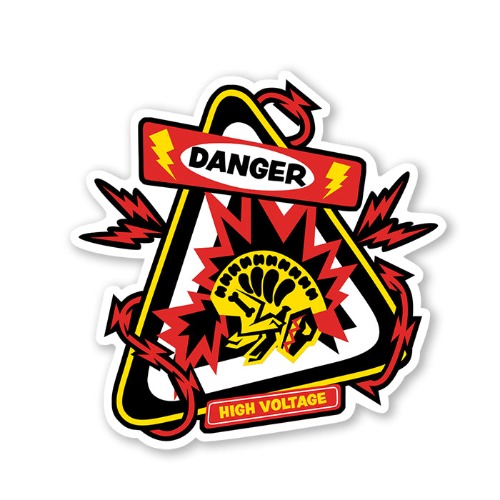 Sticker - High Voltage | Regular / Three!