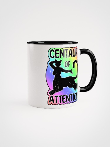 Rainbow Centaur of Attention Colored Mug!