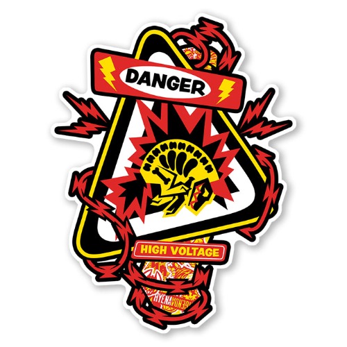 Sticker - High Voltage | Jumbo / Three!